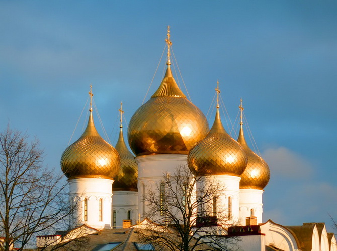 Фото золотые купола церквей