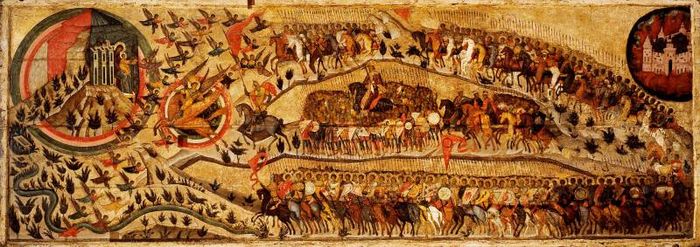 икона церковь воинствующая в аллегорической форме воспевает