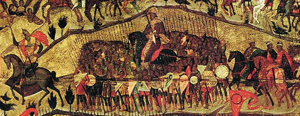 икона церковь воинствующая в аллегорической форме воспевает